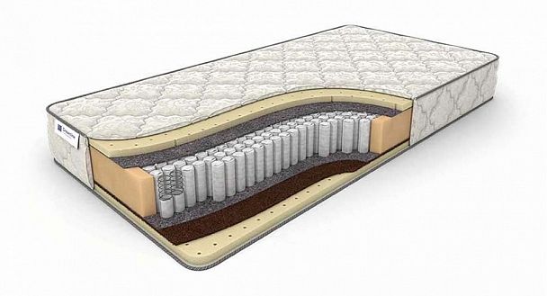 Матрас полутораспальный SleepDream Soft S-1000 2000x1200 - Вид 1