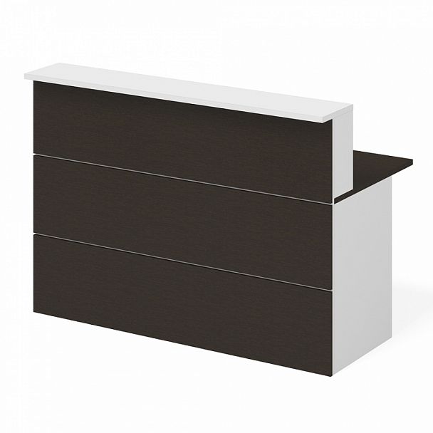 Стойка-ресепшн 1600 "Торонто" ПК-ТРН-СКР87Х160-В1-707 дуб ферраре - Вид 1