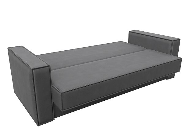 Диван-книжка Куба Искусственная замша серый - Вид 7