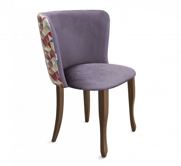 Стул Sheffilton SHT-ST36-4/S122 сумеречная орхидея/темный орех/черн.муар - Вид 1