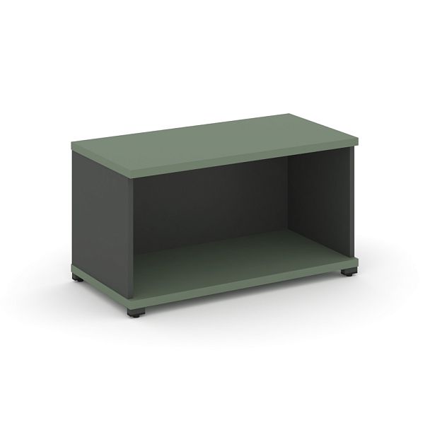 Concept Стеллаж 1 широкая секция, 1 ниша CN.STS-110 Кобо/Антрацит/Металл Антрацит 836*420*450 - Вид 1