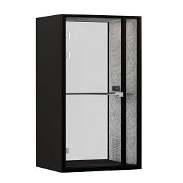 SoundCube RV UNO+ з/с-стекло  SDC-1.2-GL Черный/Зимний Лес/Антрацит/Прозрачный/Серый 1300*1070*2278 - Фото предпросмотра