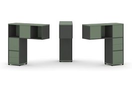 Concept Надставка низкая CN.DNN-003 Кобо/Антрацит/Металл Антрацит 1099*365*1130 - Фото предпросмотра