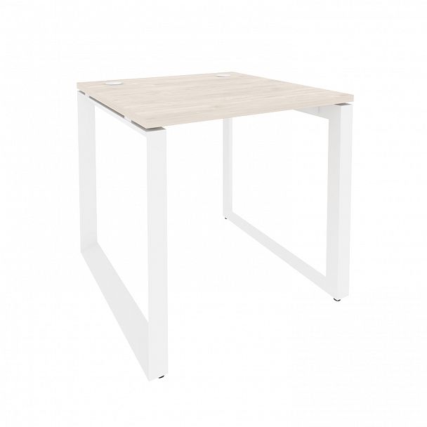 Стол рабочий "Onix" O.MO-SP-0.8 денвер светлый/белый - Вид 1