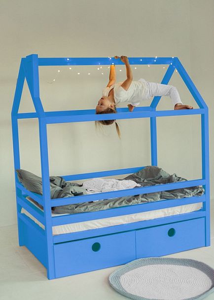 Кровать Дрима Box, голубой - Вид 5