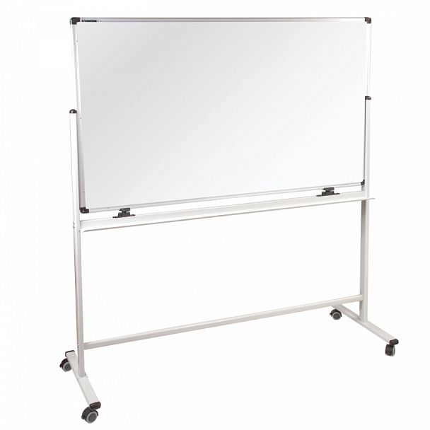 Доска магнитно-маркерная НА СТЕНДЕ 100х150 см, 2-сторонняя, ГАРАНТИЯ 10 ЛЕТ, BRAUBERG Premium, 236873 - Вид 1