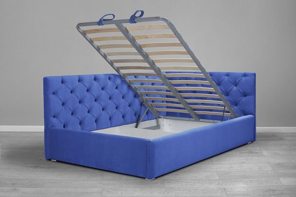 Кровать «Оливия» голубая - Вид 3
