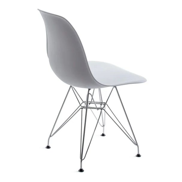 Стул Синди Айрон Чаир Имс/Cindy Iron Chair Eames (мод.002)/1 шт. в упаковке, металл, пластик, белый - Вид 3