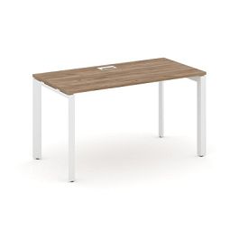 Style Project Next Стол письменный SN-59P.SP-005 Дуб Табак/Металл Белый/Белый Заглушка 1780*600*750 - Фото предпросмотра