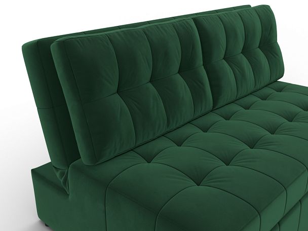 Диван прямой Лига-107 (140) Велюр зеленый - Вид 4