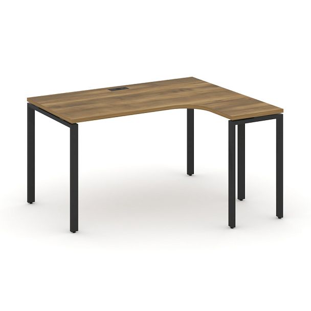 Concept Стол эргономичный CN.SA-001(R) Сандал Янтарный/Металл Черный 1380*1180*750 - Вид 1