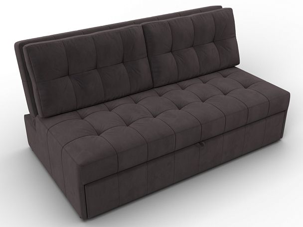 Диван прямой Лига-107 (160) Велюр коричневый - Вид 6