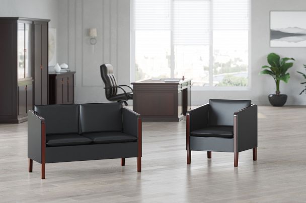 Двухместный диван Brazilia 127,5x71x73 беж - Вид 2