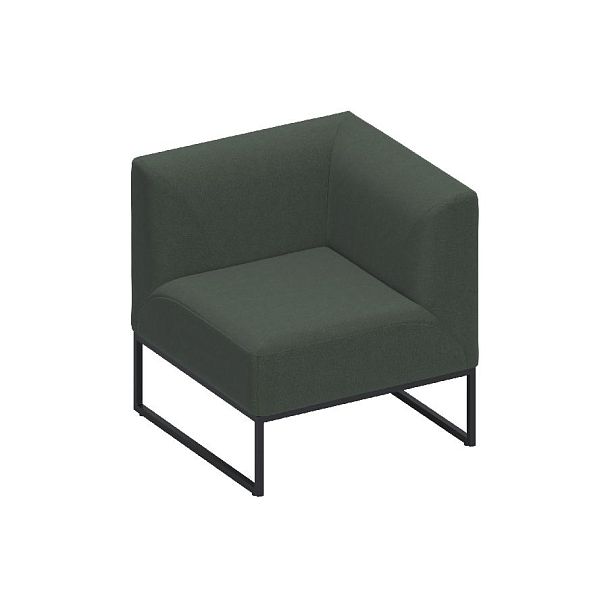 Секция угловая Мейджик / Magic Mg/ygl ткань зелёная AU 13 - Вид 1