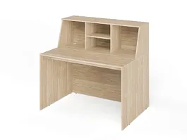 UNITY РРП3-9-12-DS Прямой блок ресепшн с полкой 90-120 1200х900х1150 - Фото предпросмотра