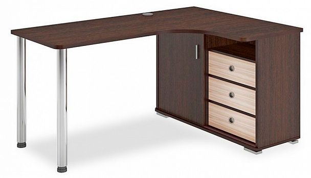 Стол письменный Домино СР-165СМ Венге/Карамель правый - Вид 1
