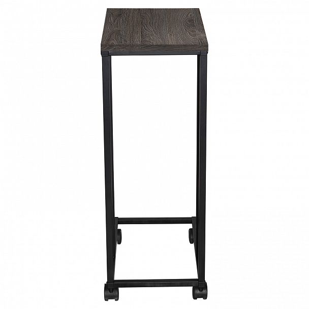 Стол журнальный на металлокаркасе BRABIX LOFT CT-001, 457х380х685 мм, цвет морёный дуб, 641859 - Вид 3