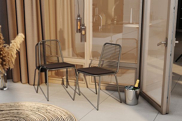 Стул Sheffilton SHT-S153-CN1 белый муар/белый - Вид 10