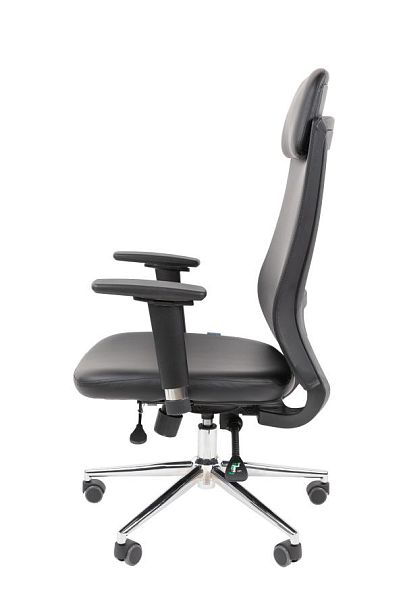 Офисное кресло Chairman 500LUX Россия экокожа черный - Вид 9