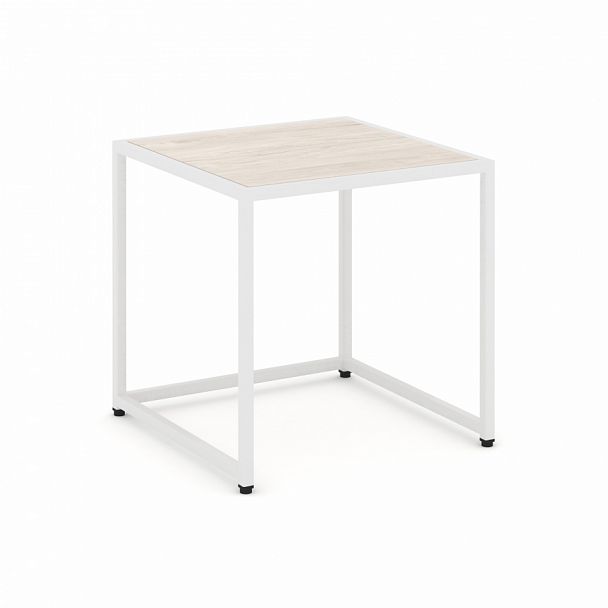 Стол журнальный "Loft" VR.L-SJK-50 Денвер Светлый/Белый - Вид 1