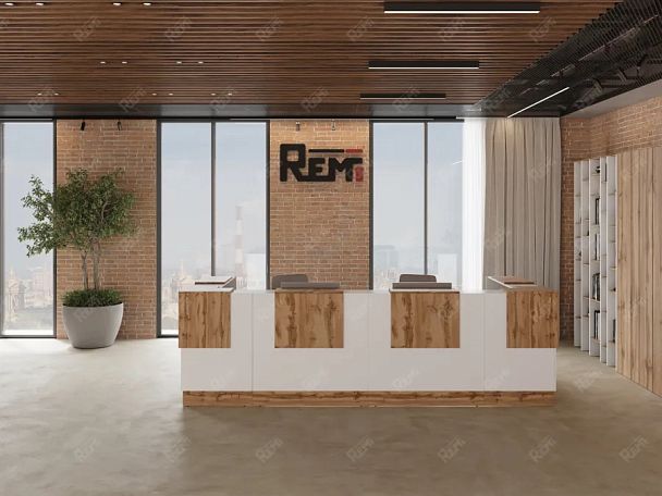 RTD090-200-V ТАНДЕМ / TANDEM Стойка ресепшн 4-200 2000х700х1200 Вотан - Вид 5