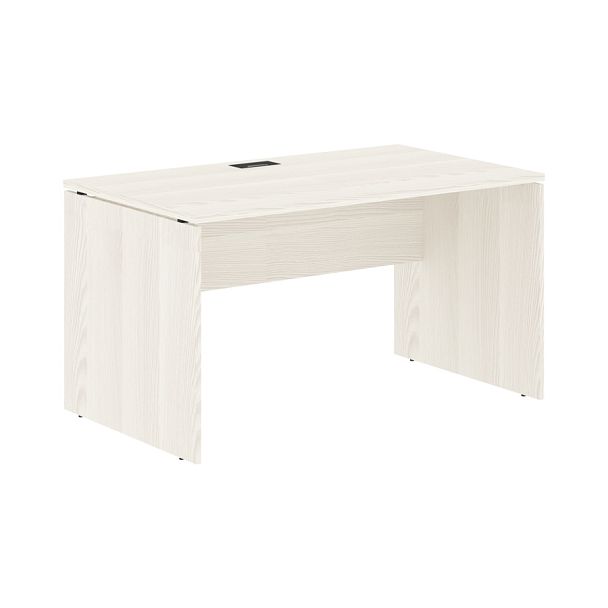 Стол прямой EDST 1380 Ясень Траун/Черный 1360х800х750 EDIS - Вид 1