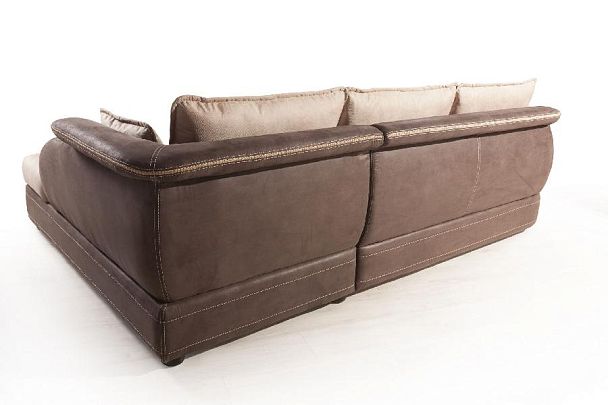 Napoli (Неаполь) диван-кровать с шезлонгом, замша - Вид 5