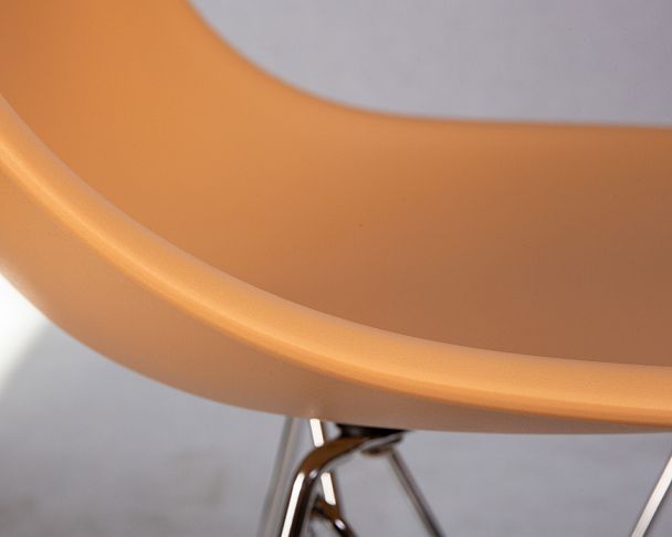 Стул обеденный DOBRIN DSR (ножки хром, цвет персиковый (NX-Y-06)) - Вид 7