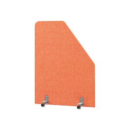 Перегородка акустическая со скосом Everprof EVO Acoustic на роликовых опорах 1200х28х1600 Ткань Romeo 08 - Фото предпросмотра