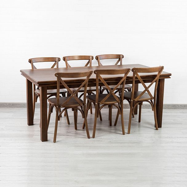 Стол обеденный Версаль бук, старинный орех - Вид 4