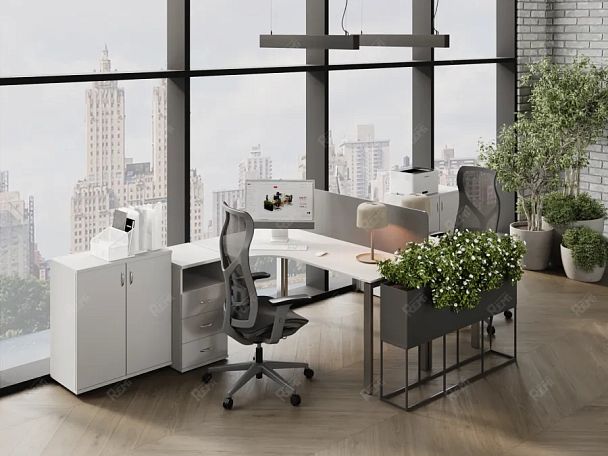 ЛАЙТ / LIGHT RLG015-18x6 Прямоугольный стол 180x60x75 Белый - Вид 7