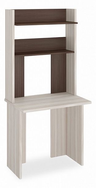 Стол компьютерный Домино Lite СКЛ-Прям80Р+НКЛХ Карамель/Шамони - Вид 1