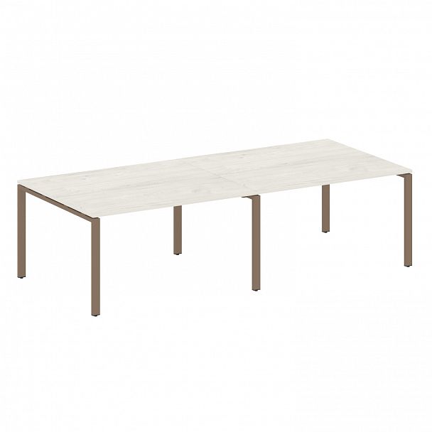 Стол для переговоров "Metal System" БП.ПРГ-2.3 дуб наварра/мокко - Вид 1