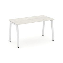Стайл Проджект Стол письменный SN-5A.SP-004 Дуб Наварра/Металл Белый 1580*600*750 - Фото предпросмотра