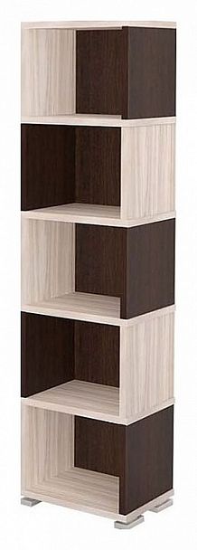 Стеллаж Домино СБ-15/5 Венге/Карамель - Вид 1