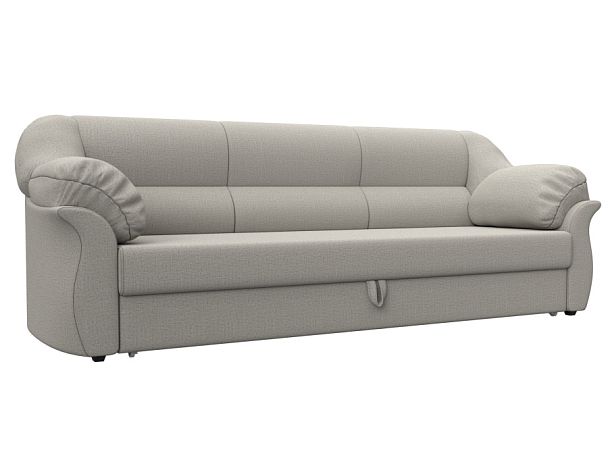 Диван прямой Карнелла Рогожка бежевый - Вид 1