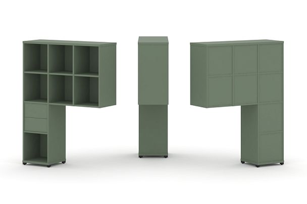 Concept Надставка высокая CN.ONV-002 Кобо/Металл Черный 1099*350*1486 - Вид 1