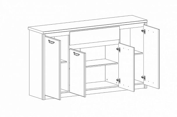 Тумба Jazz 4D1S - Вид 2