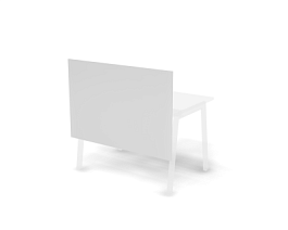 MATRIX 121P020 Экран выше и ниже уровня стола 1180х16х795 Белый - Фото предпросмотра