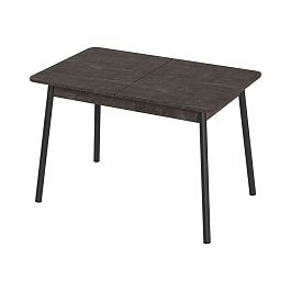 Стол Лион 2 ЛДСП (Подстолье косое черное) НЕ ВЫБИРАТЬ Железный камень - Фото предпросмотра