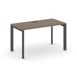Стайл Проджект Некст / Style Project Next Стол письменный SN-59P.SP-024 Вяз Благородный/Металл Антрацит/Черный Заглушка 1580*800*750 - Фото предпросмотра
