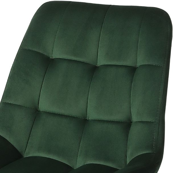 Комплект полубарных поворотных стульев Эйден, Confetti deep forest/черный, 2 шт. - Вид 7