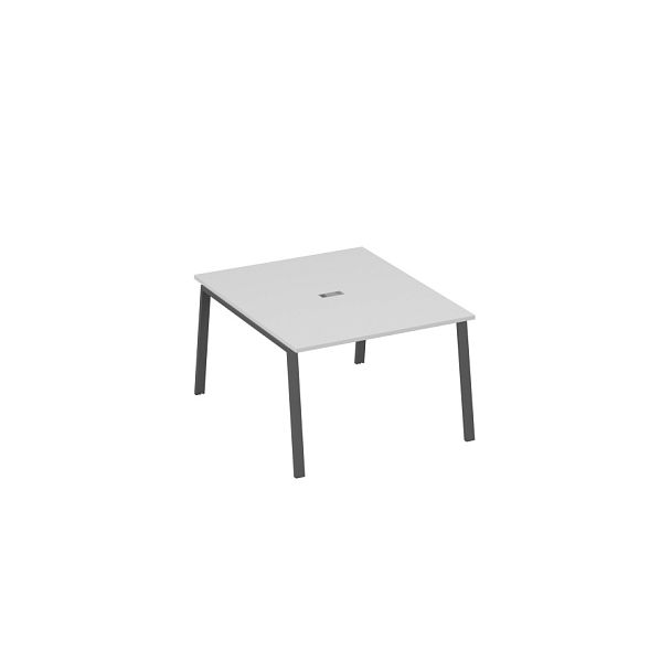 Стол 120 металлокаркас TRE для переговорной A4 А4 Б3 134 БП серый / металлокаркас антрацит - Вид 1