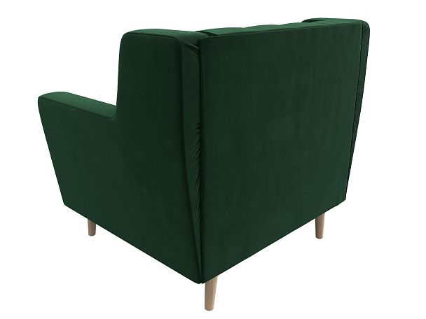 Кресло Брайтон Люкс (полностью велюр зеленый) - Вид 6
