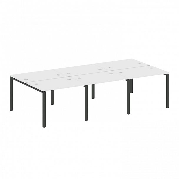 Рабочая станция "Metal System" БП.СМ-6.1 белый/антрацит - Вид 1
