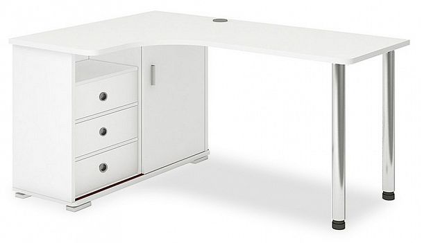 Стол письменный Домино СР-165СМ Белый левый - Вид 1