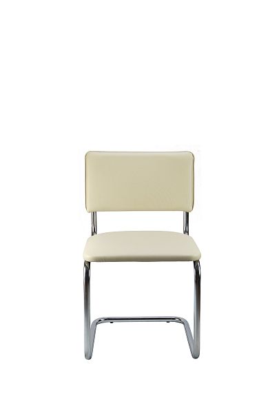 Кресло Сильвия хром бежевый - Вид 2