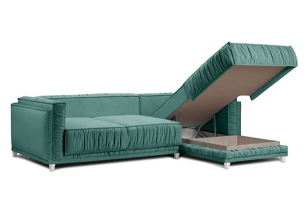 Диван угловой «Бали», бирюзовый - Вид 3
