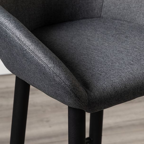 Кресло Бар.Kent тёмно-серый/черный - Вид 12
