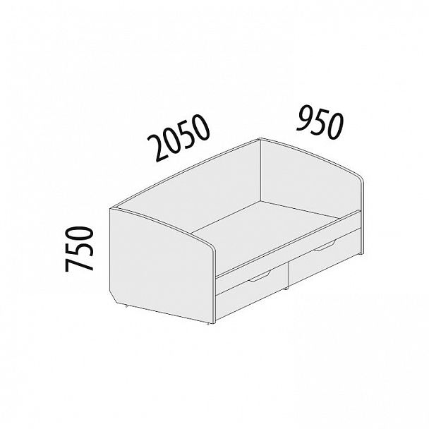 Кровать "Тиффани" 93.05 - Вид 2
